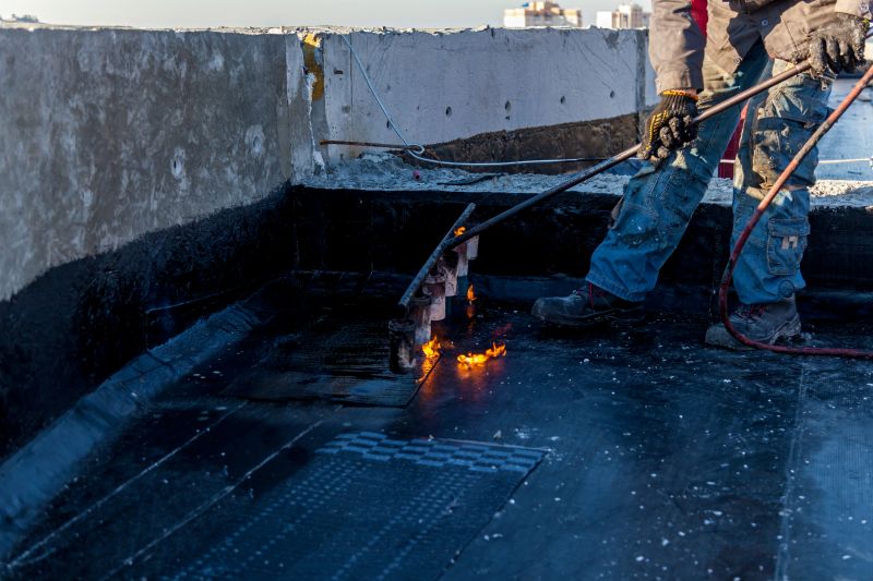 Tar Roof Installation detail