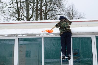 Roofing Work in Clear Weather